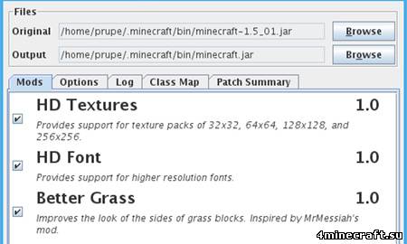MCPatcher HD fix 2.3.4_01 [v. 1.2.3]