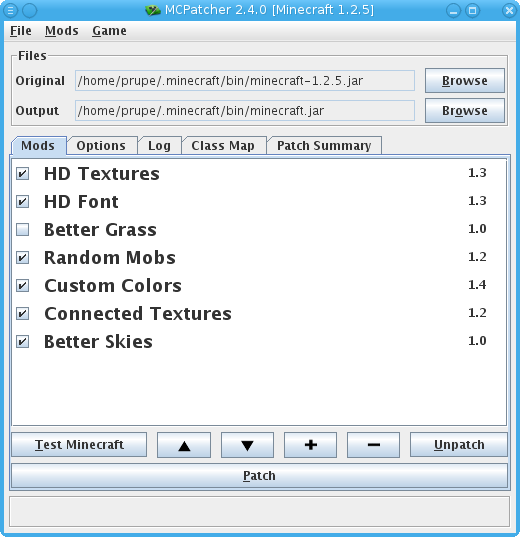 MCPatcher HD 2.4.1_01 [1.3-1.2.5]